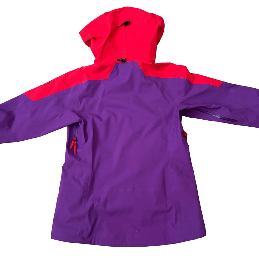Arc’teryx Women’s Hooded Rain Jacket Gore Tex Purple/Red Size S NWOT - Picture 5 of 8